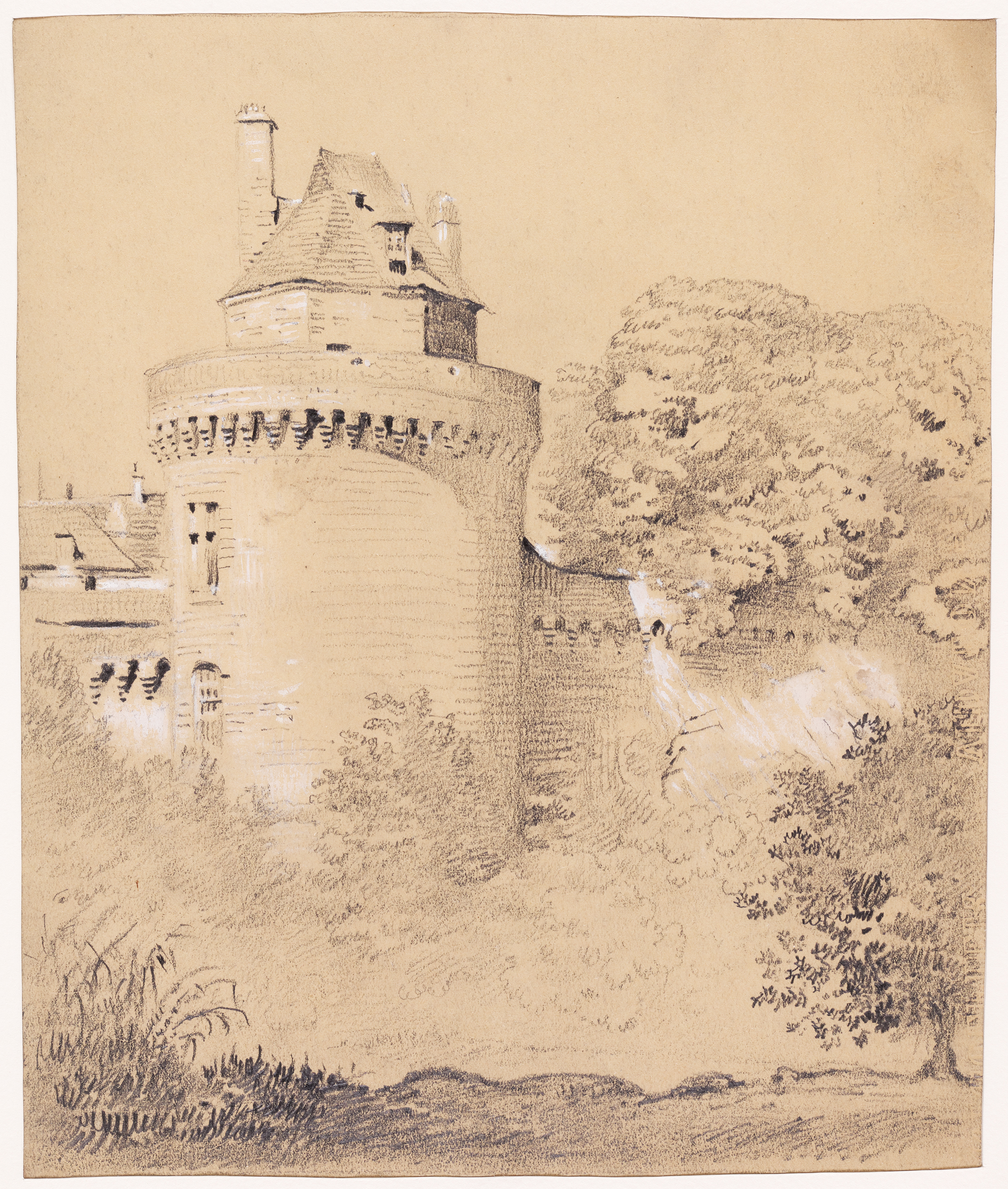 La Tour du Connétable vue des jardins