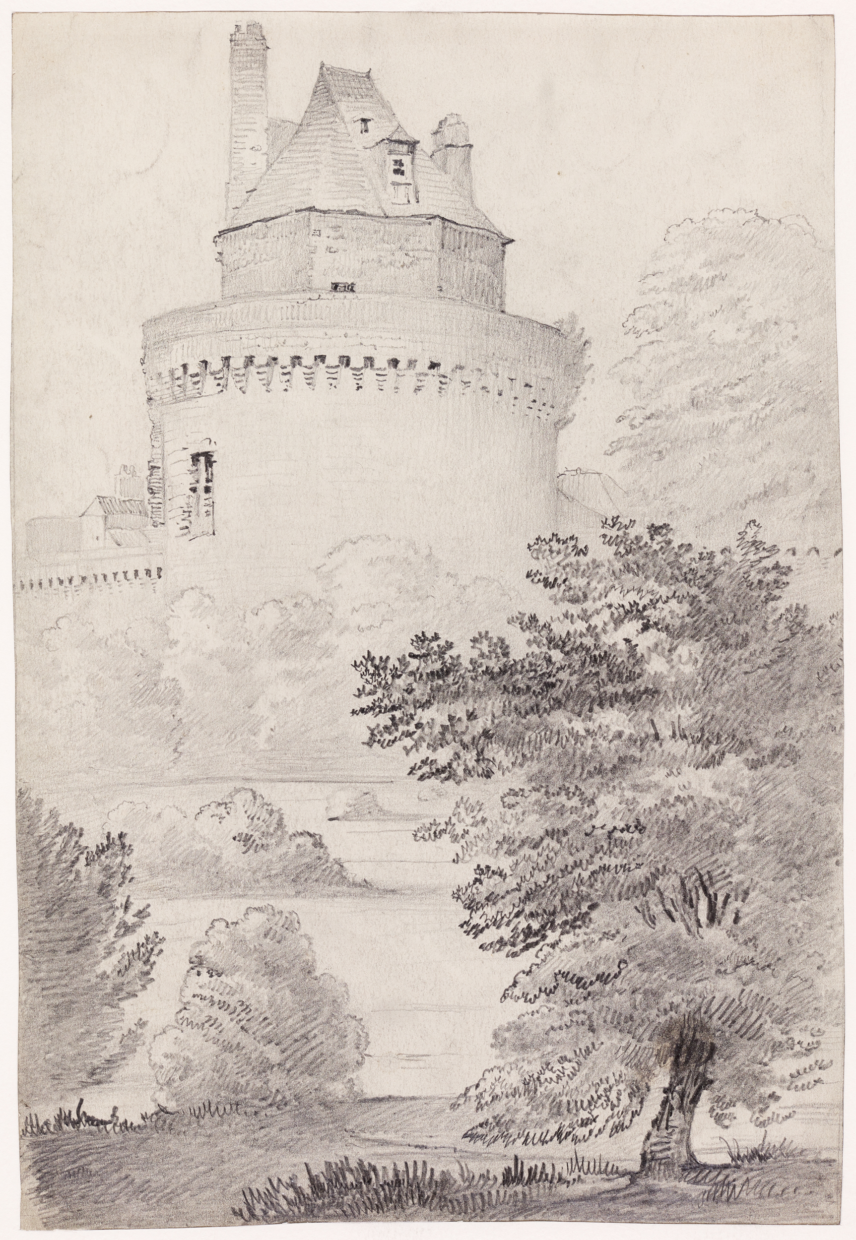 La Tour du Connétable vue des jardins