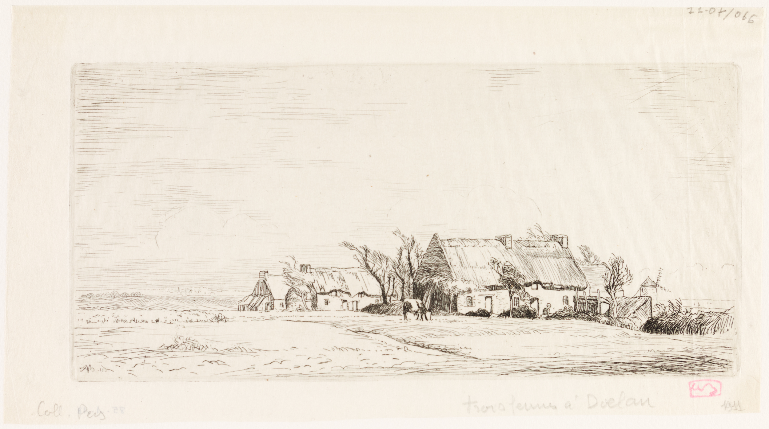 Trois fermes à Doëlan