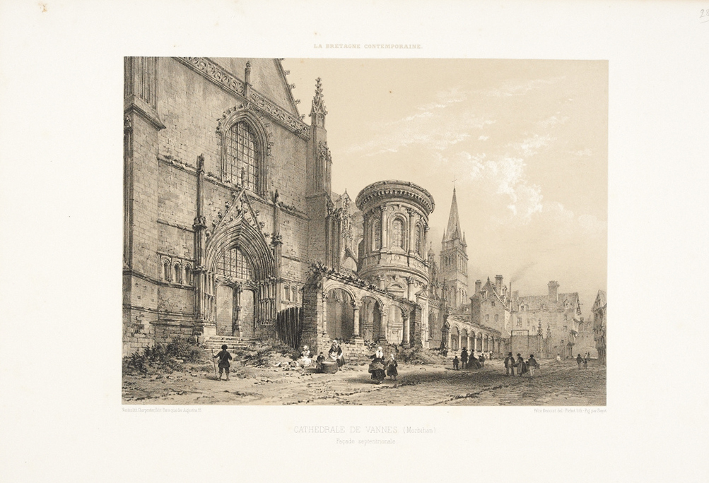 Cathédrale de Vannes - Façade septentrionale