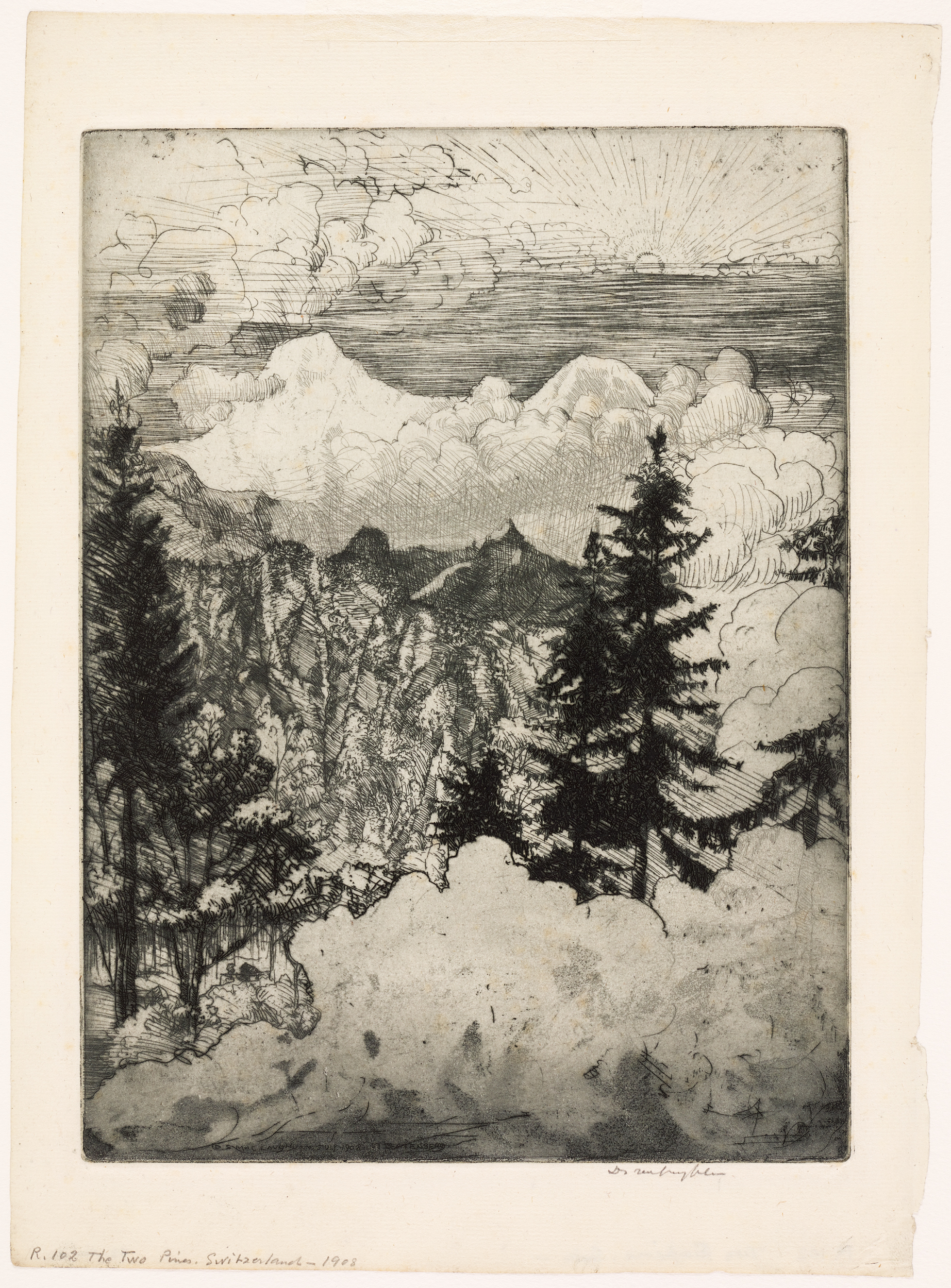Les deux sapins suisses