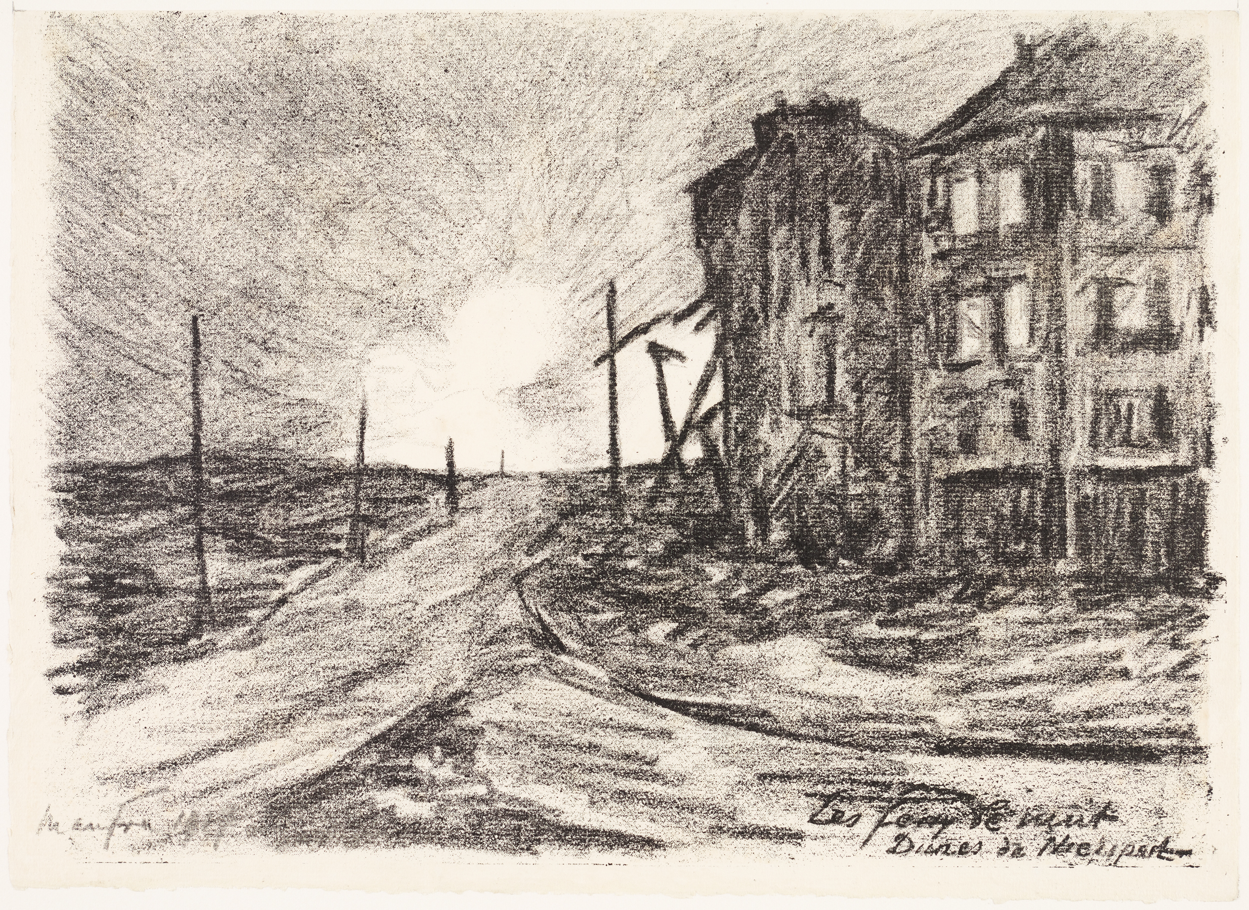 Les feux de nuit - Dunes de Nieuport