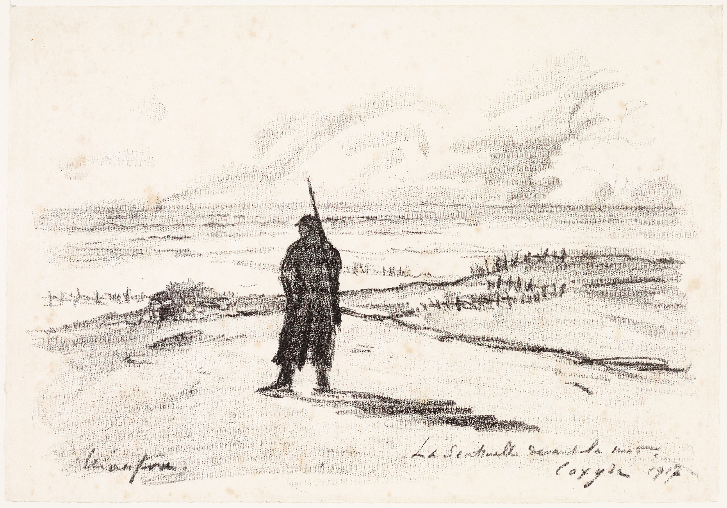 La sentinelle devant la mer