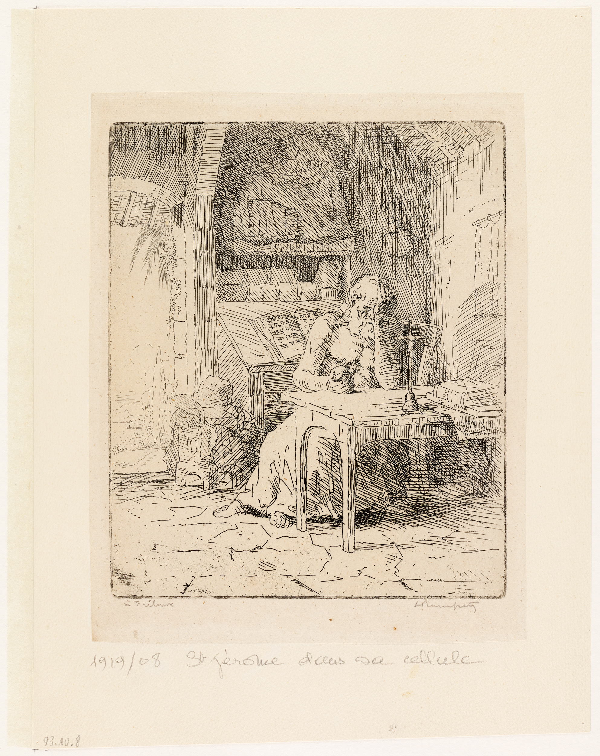 saint Jérome dans sa cellule