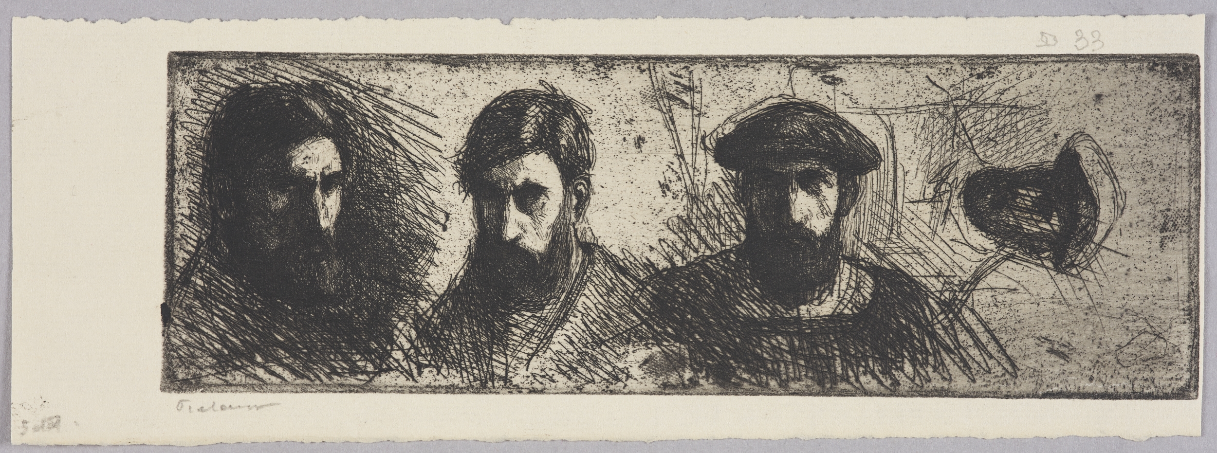 Têtes d'hommes (titre factice)