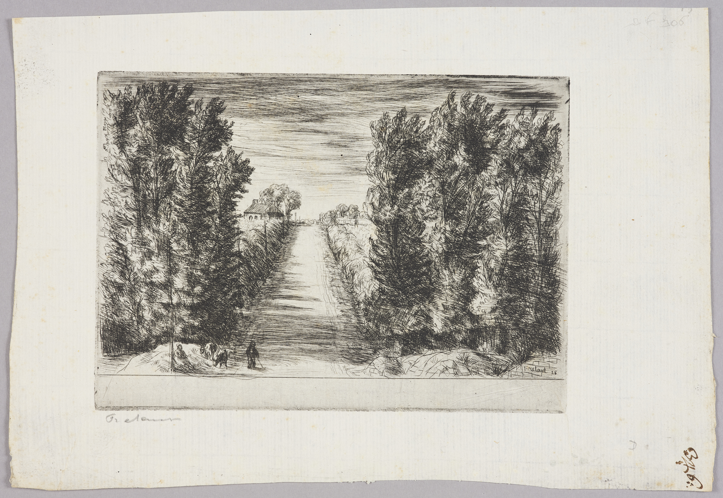 Route en Bretagne ; Une route, Bretagne (titre de catalogue)