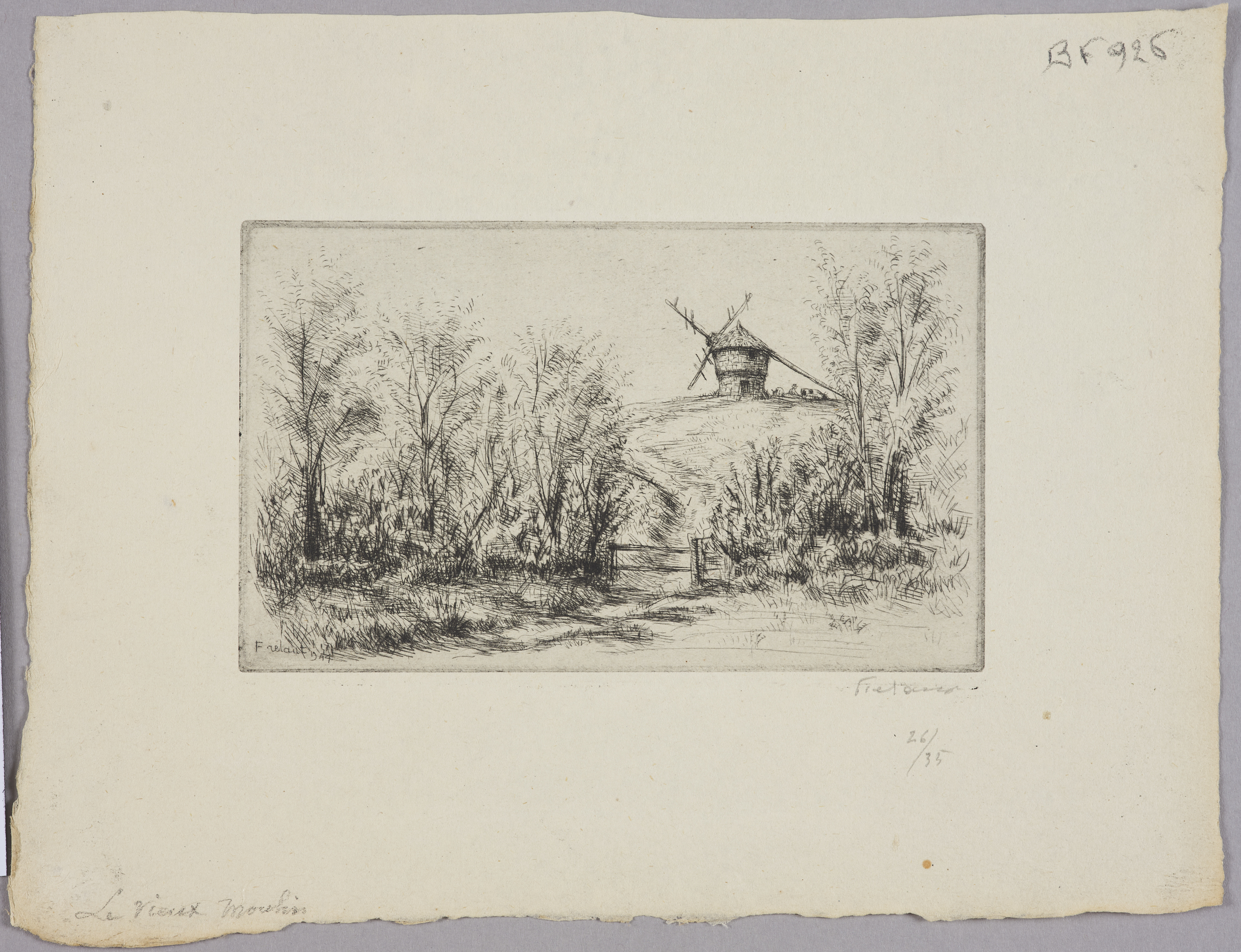 Le vieux moulin ; Le moulin de Penmern (titre de catalogue)