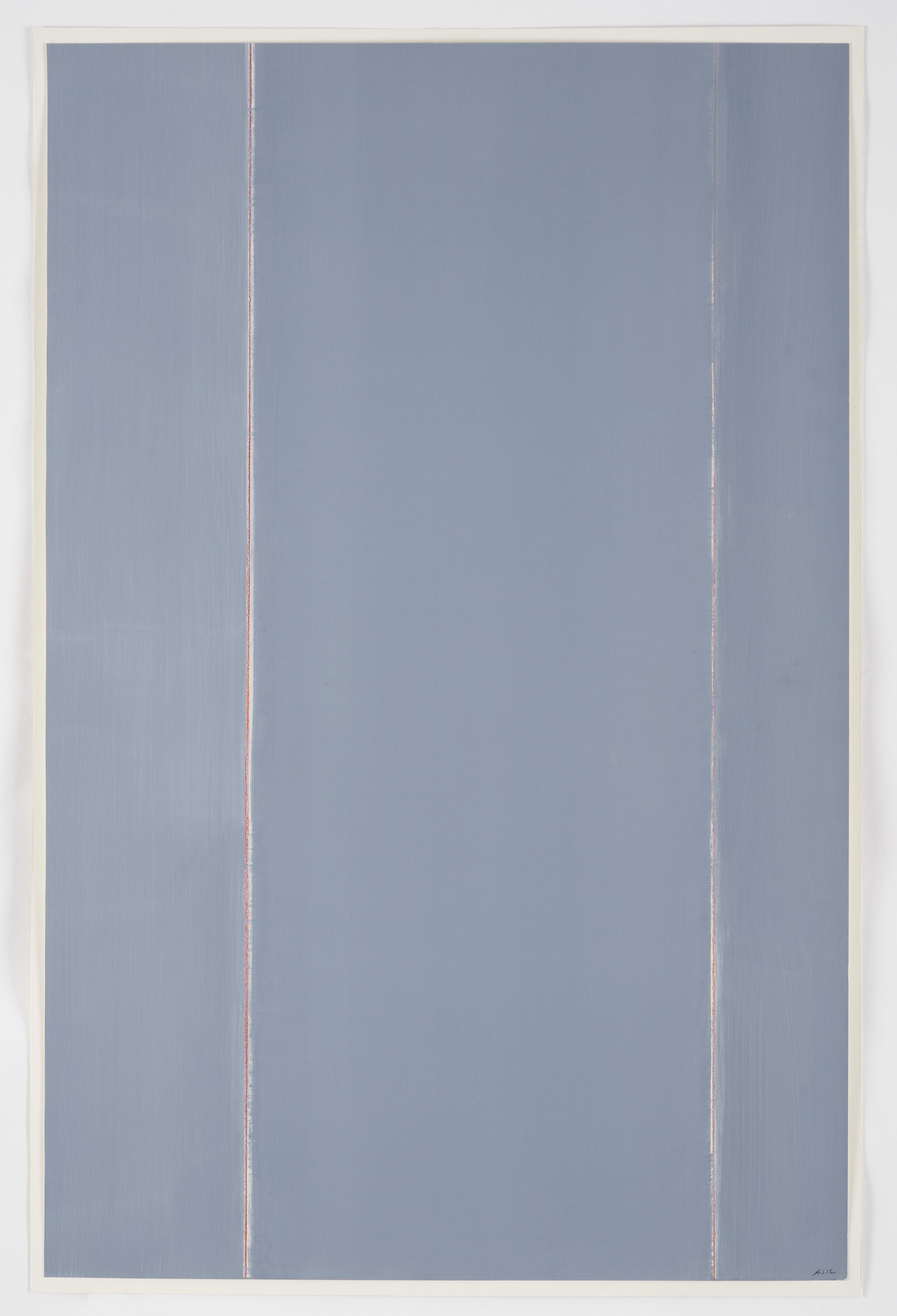 Lignes rouges ou Deux verticales rouge