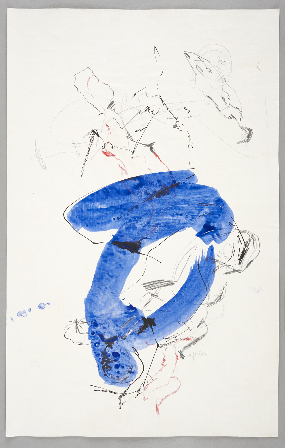 Das Blau (le bleu, hommage à Geurg Trakl suite tête-portrait)