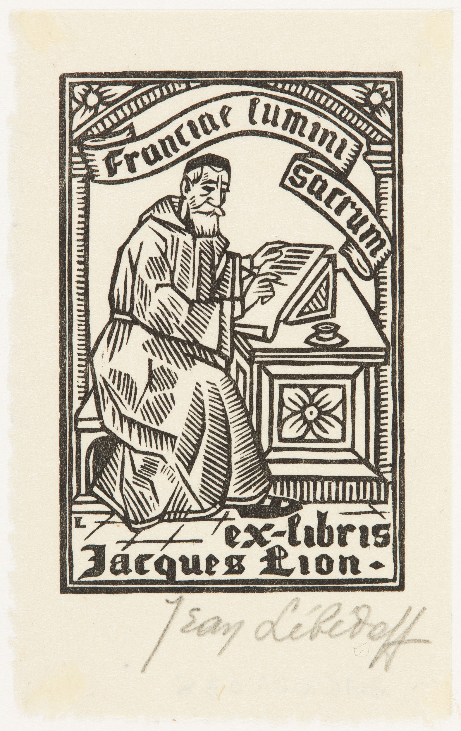 Ex-libris Jacques Lion