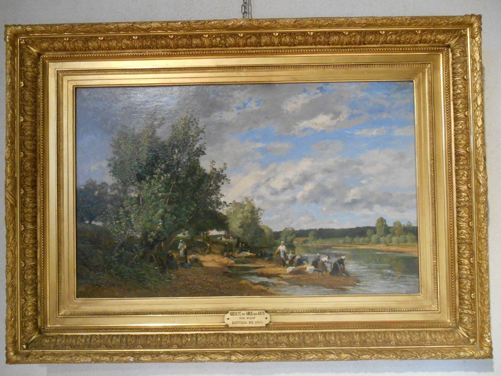 Laveuses au bord du Cher