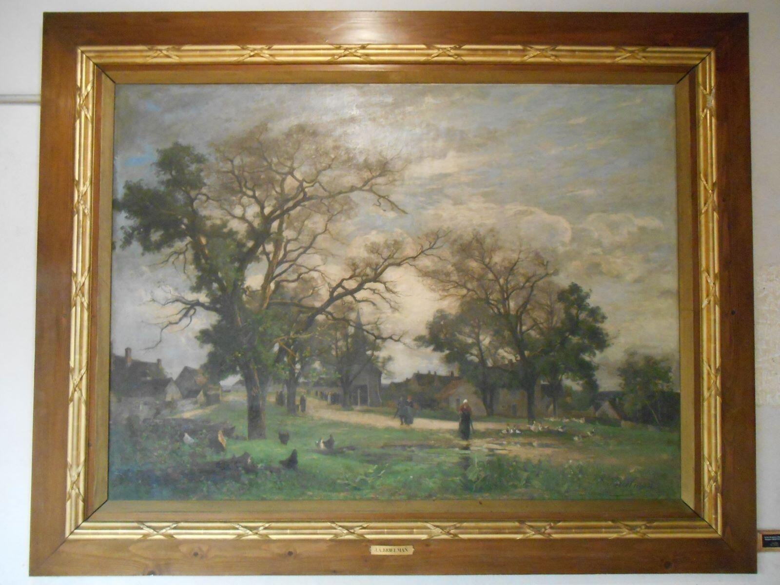 Sortie de messe à Drevant