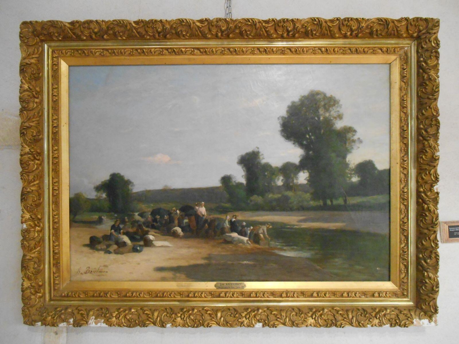 Laveuses au bord du cher