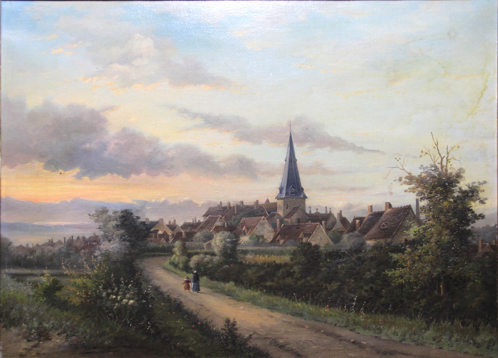 Vue de Saint-Amand vers les Fromentaux