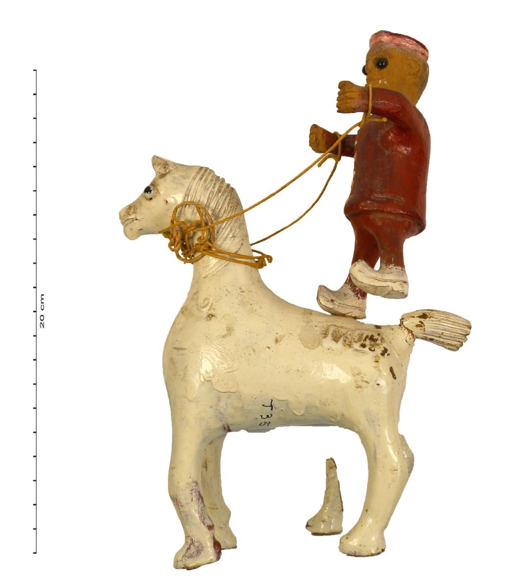 Acrobate sur un cheval