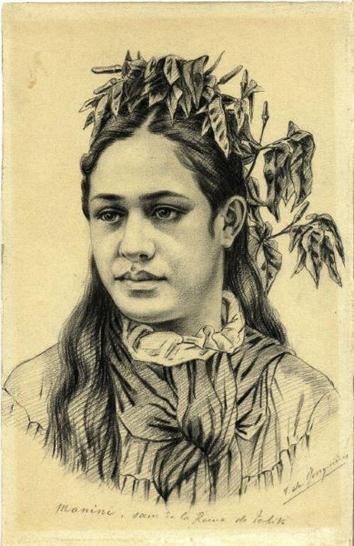 Manini, soeur de la reine de Tahiti