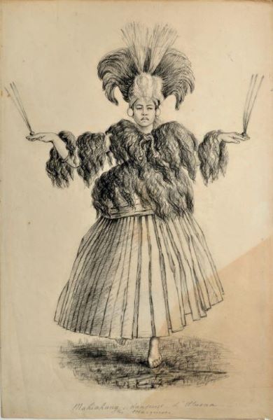 Mahiahana ; danseuse d'Atuona, iles Marquises