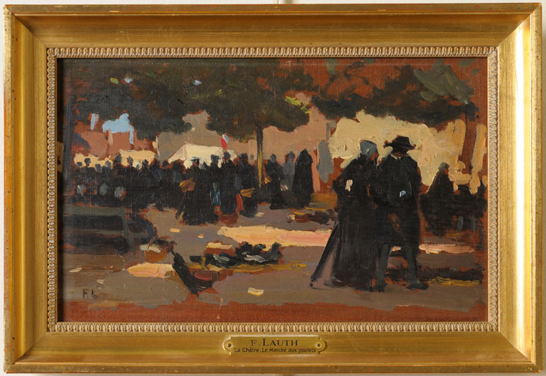 Marché aux poulets à La Châtre - étude
