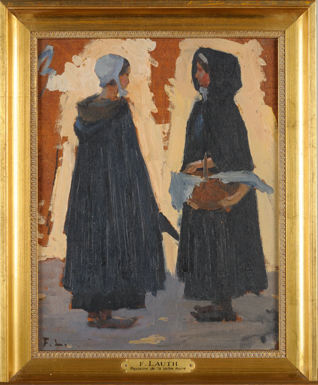 Deux paysannes de la Vallée Noire - étude