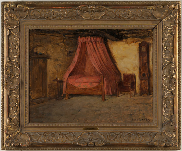 La chambre rouge ou “le lit rose”
