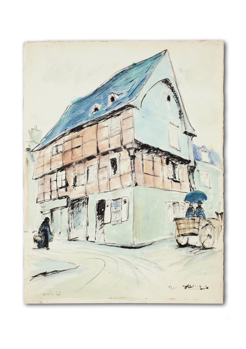 Maison de bois du XVe siècle à La Châtre