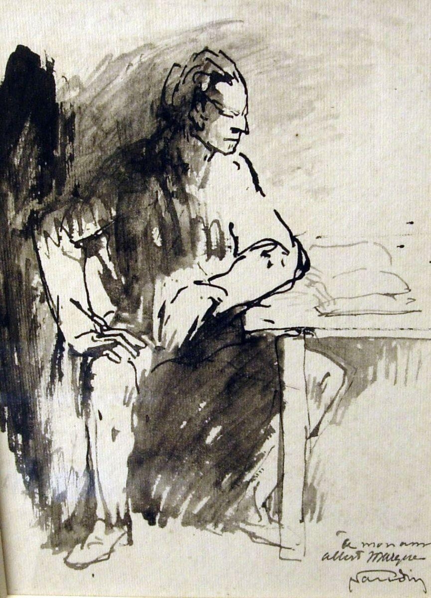 La lecture - A mon ami Albert MUREGNE