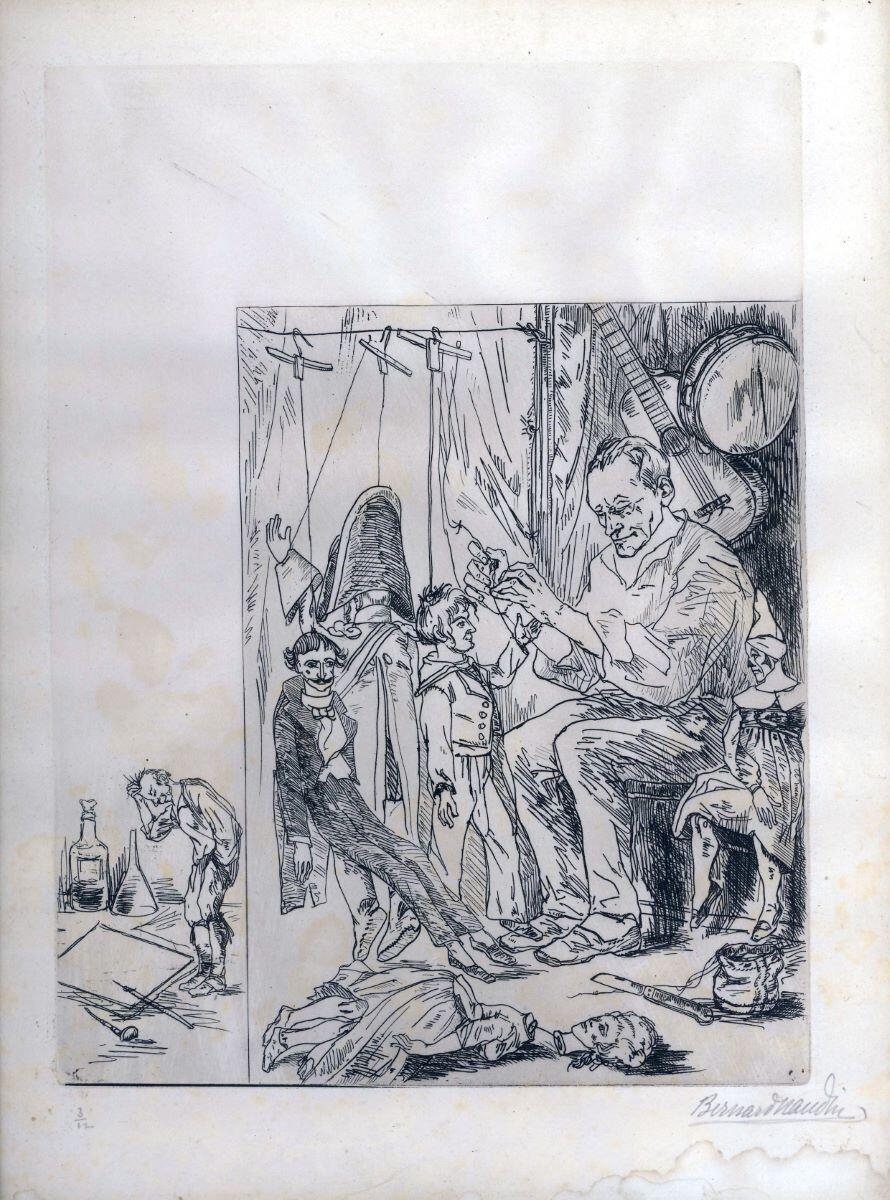 Le confectionneur de marionnettes ou autoportrait