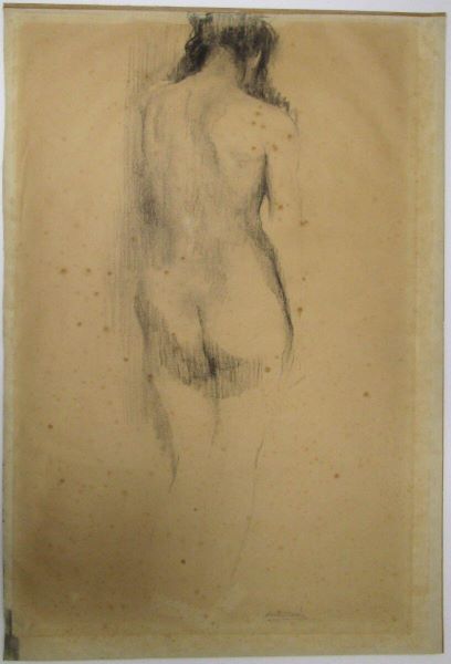 Académie de dos (nu de femme)