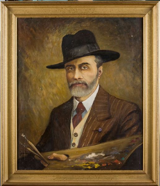 Autoportrait au chapeau