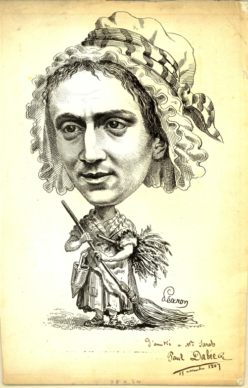 D’amitié à Mme Sarah...