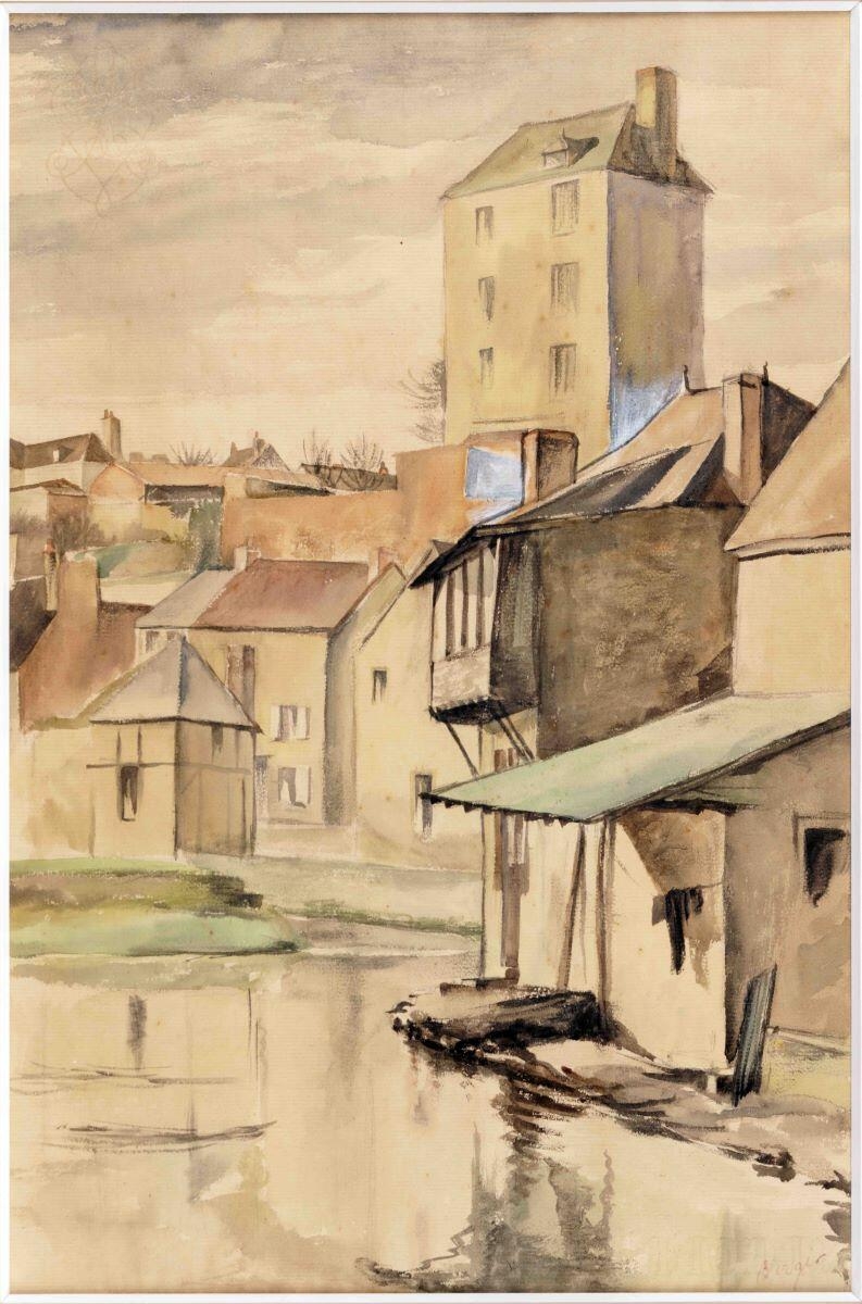 Le musée vue des bords de l’Indre