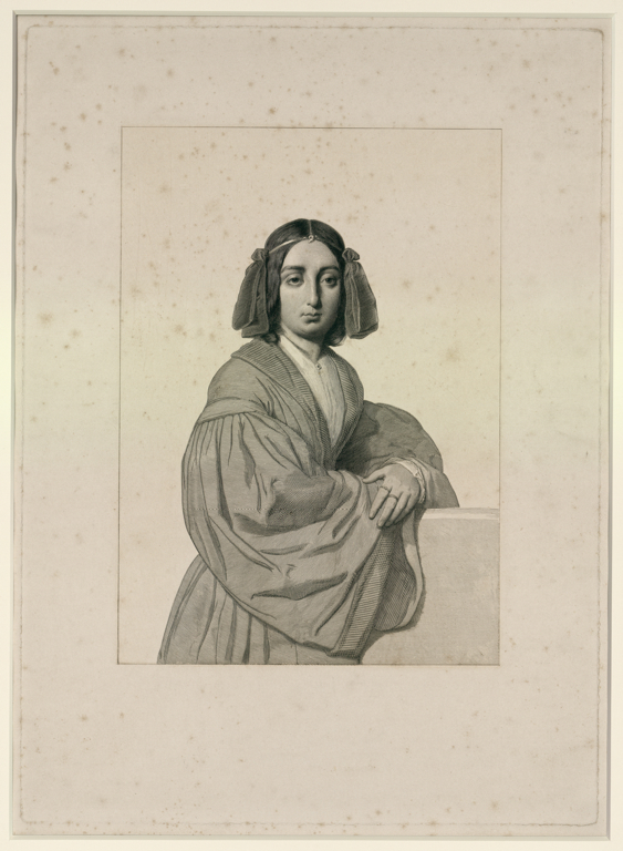 Portrait de George SAND “à la ferronnière”