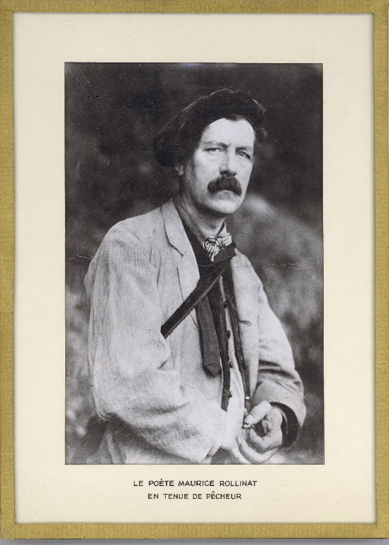 Maurice ROLLINAT en tenue de pêcheur