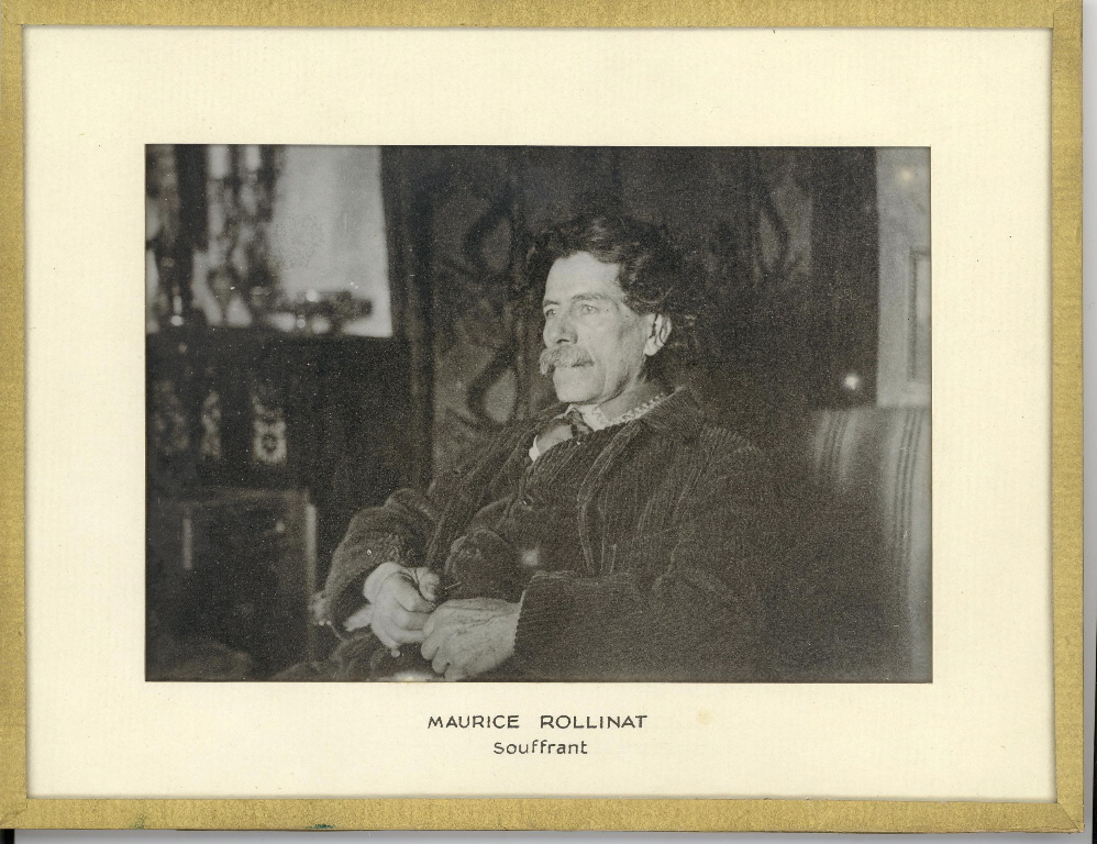 Maurice ROLLINAT se reposant