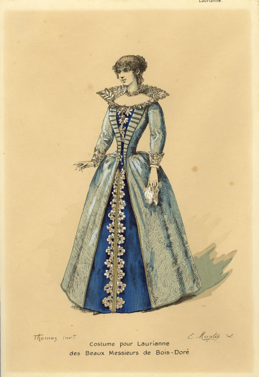 Costume pour Lauriane DE BEUVRE dans Les Beaux Messieurs de Bois-Doré