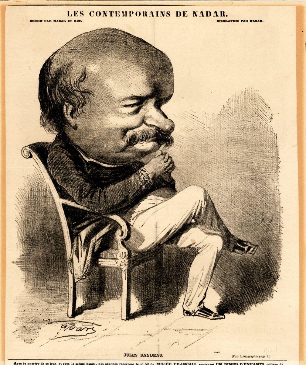 Les contemporains de Nadar : Jules Sandeau