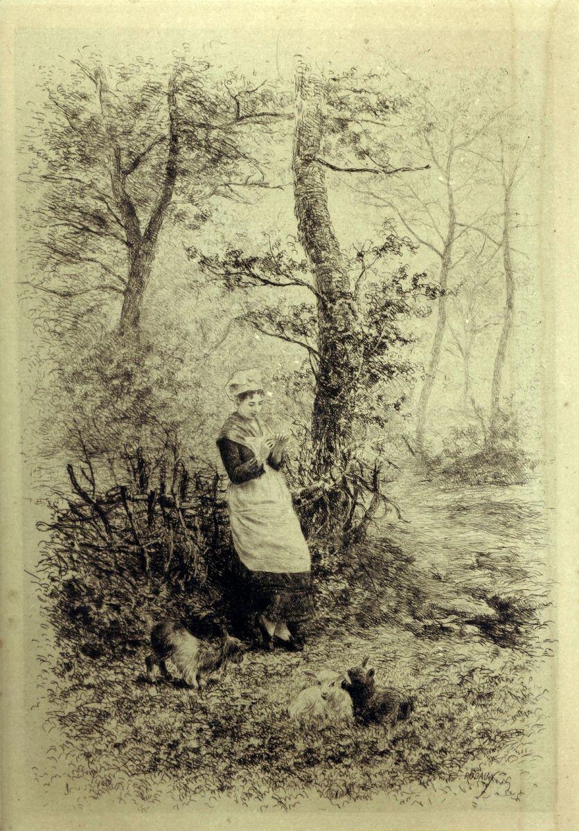 Illustration pour les romans champêtres de George SAND (Nanon)