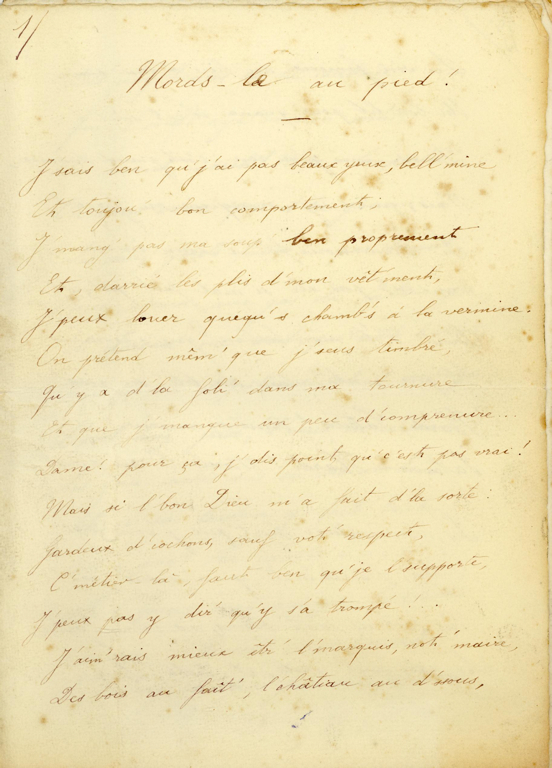 “Mords-le au pied !”