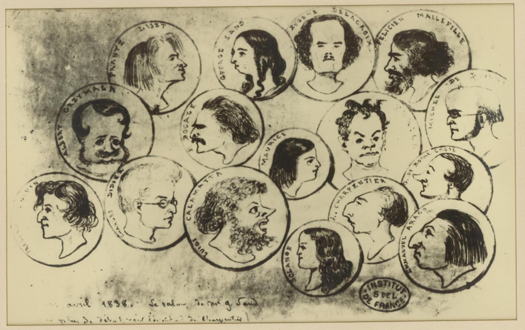 Salon de George SAND avril 1838
