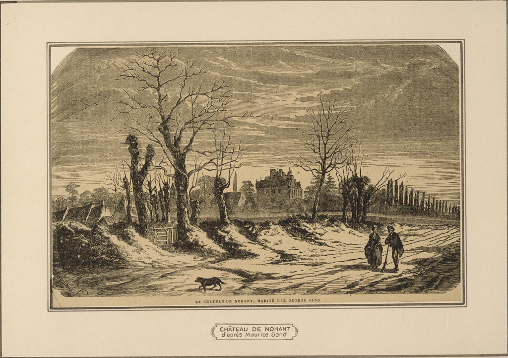 Le château de Nohant, habité par George SAND