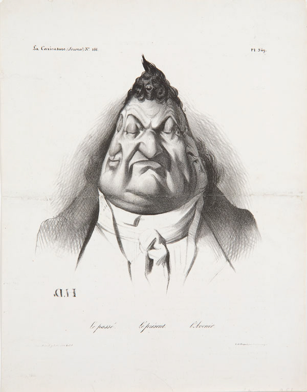 Le passé. Le présent. L'avenir. Portrait-charge