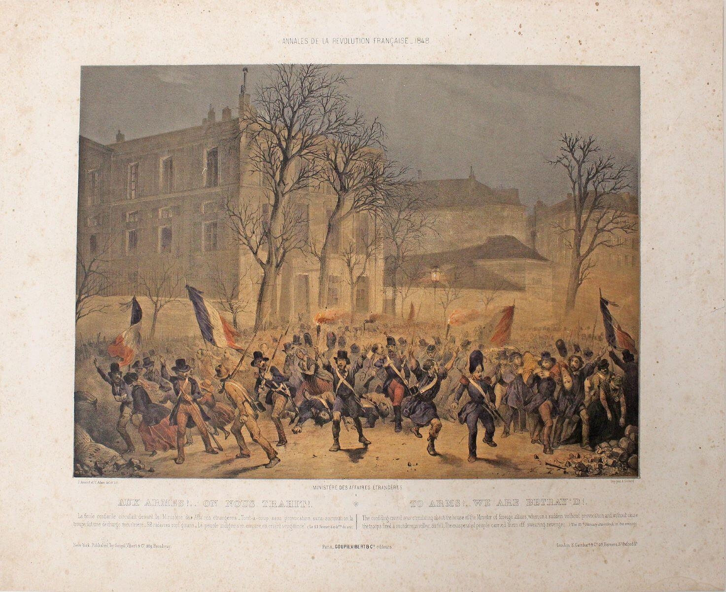 "Aux armes !.. On nous trahit / To arms !... We are bretray'd !"