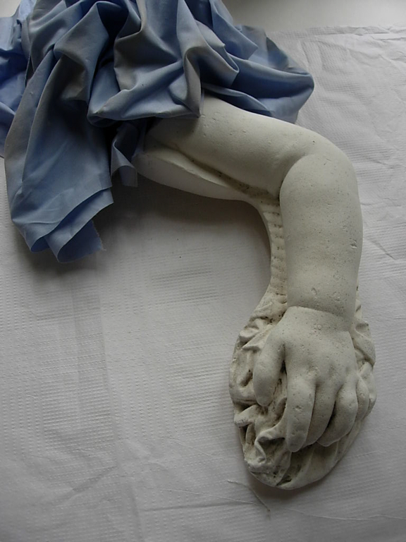 Moulage mortuaire de l'avant-bras et bras de Nini Clésinger