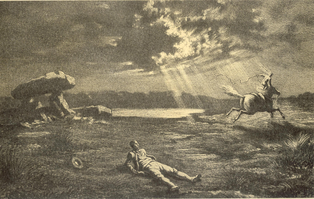 Illustration pour les Légendes Rustiques : “Le Follet d’Epnell”