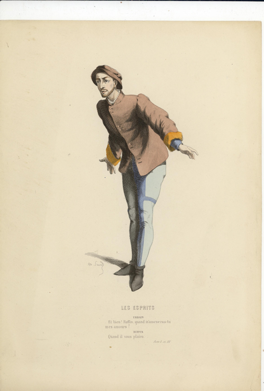 Personnage de Masques et Bouffons - Angelo Beolco surnommé Ruzzante