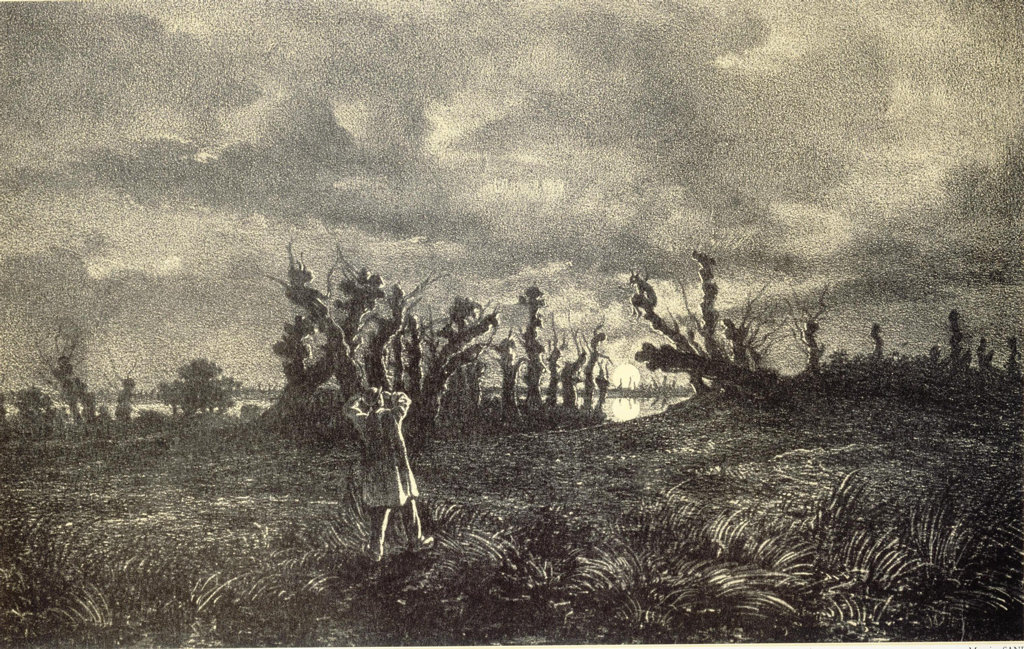 Illustration pour les Légendes Rustiques : “Le Lupeux”