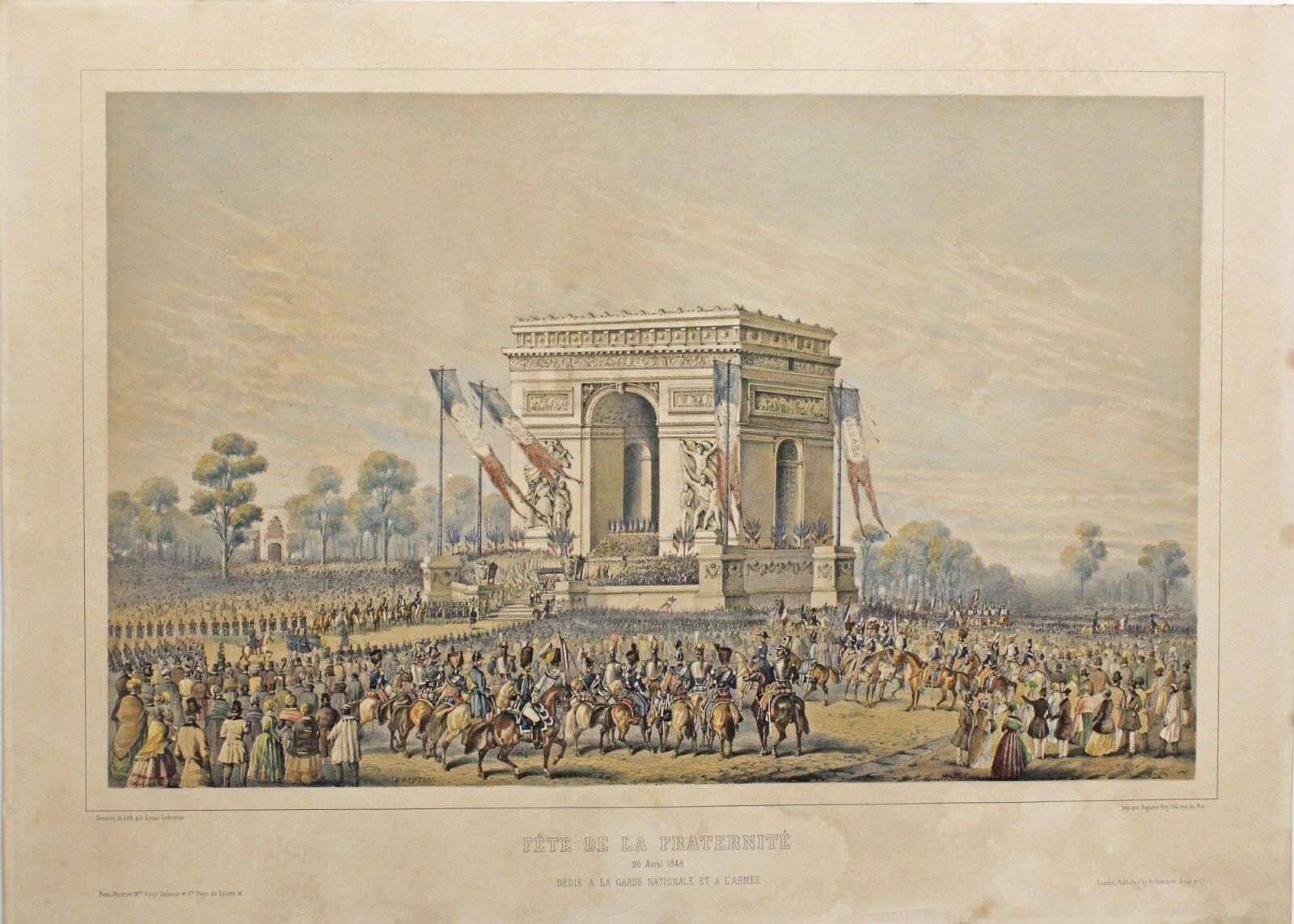 Fête de la Fraternité. 20 avril 1848