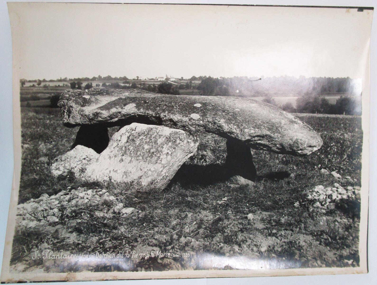 Dolmen dit la Pierre à la Marte, Saint Plantaire
