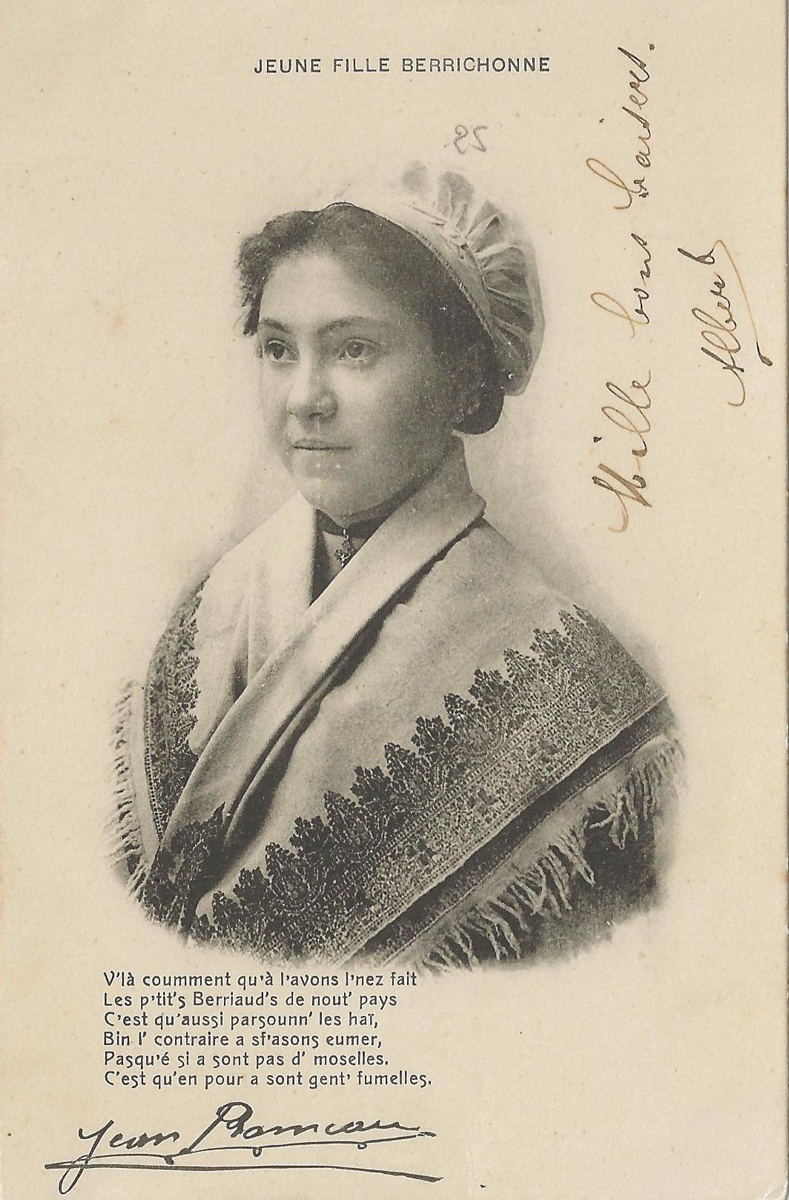 Jeune fille berrichonne