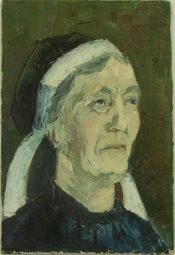 Portrait de vieille paysanne